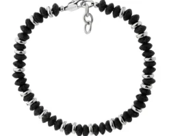 Bransoletka ze stali szlachetnej z lawą