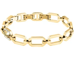 Bransoletka ze stali szlachetnej z cyrkoniami - Karl Lagerfeld