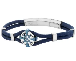 Bransoletka ze stali szlachetnej - kompas