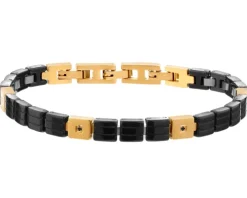 Bransoletka ze stali szlachetnej z cyrkoniami