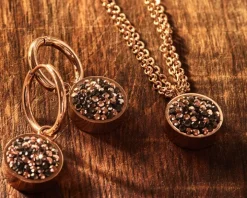 Bransoletka ze stali szlachetnej z markasytami