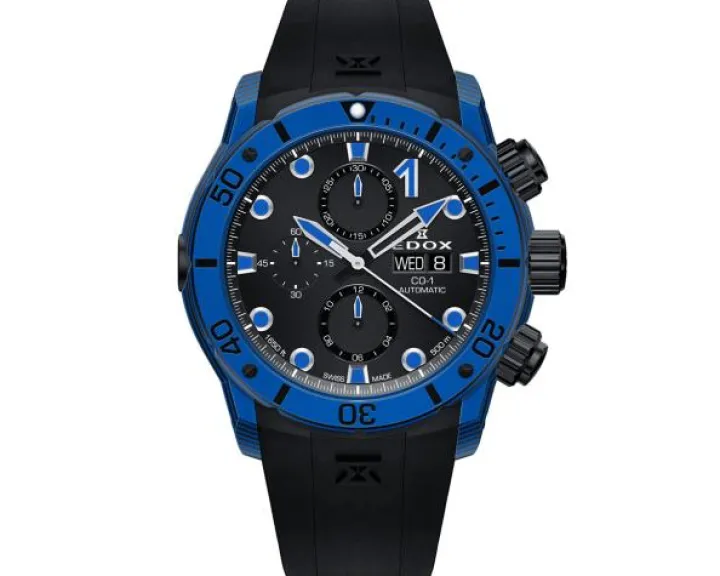 Edox Carbon Chronograph Automatic