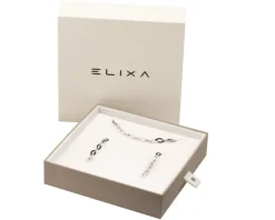 Kolczyki i bransoletka ze stali szlachetnej - komplet