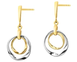 Kolczyki srebrne - koła