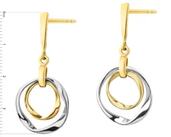 Kolczyki srebrne  - koła