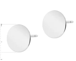 Kolczyki srebrne - koła