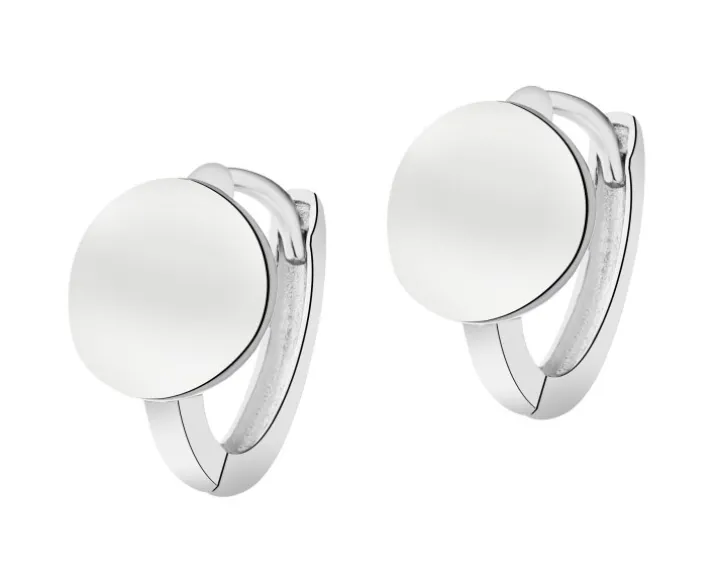 Kolczyki srebrne - koła