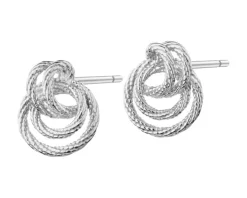 Kolczyki srebrne - koła