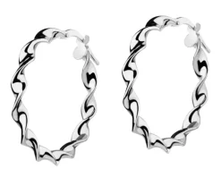 Kolczyki srebrne - koła