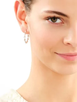 Kolczyki srebrne - koła