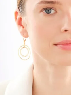 Kolczyki srebrne - koła