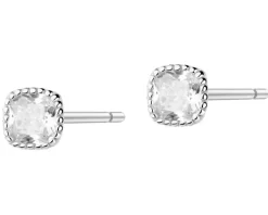 Kolczyki srebrne - kwadraty