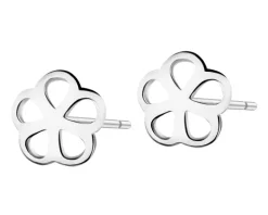 Kolczyki srebrne - kwiaty