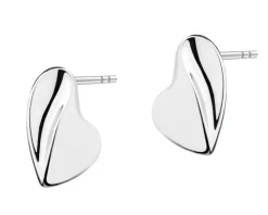 Kolczyki srebrne - serca