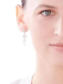 Kolczyki srebrne z cyrkoniami