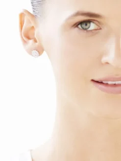 Kolczyki srebrne z cyrkoniami