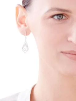 Kolczyki srebrne z cyrkoniami