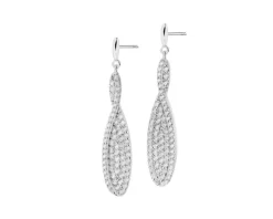 Kolczyki srebrne z cyrkoniami