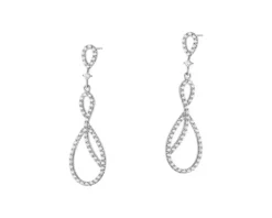 Kolczyki srebrne z cyrkoniami