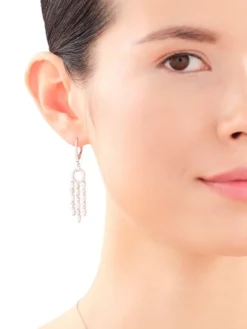 Kolczyki srebrne z cyrkoniami