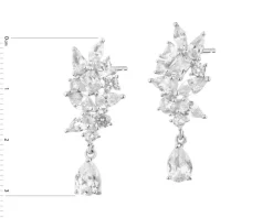 Kolczyki srebrne z cyrkoniami