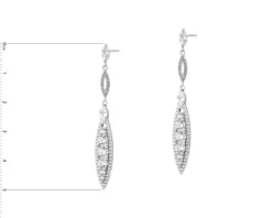 Kolczyki srebrne z cyrkoniami