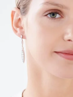 Kolczyki srebrne z cyrkoniami