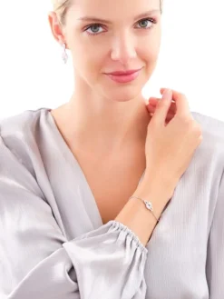 Kolczyki srebrne z cyrkoniami