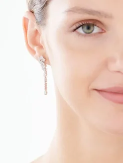 Kolczyki srebrne z cyrkoniami