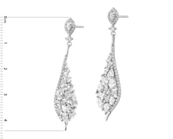 Kolczyki srebrne z cyrkoniami