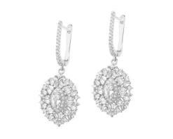 Kolczyki srebrne z cyrkoniami