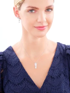 Kolczyki srebrne z cyrkoniami