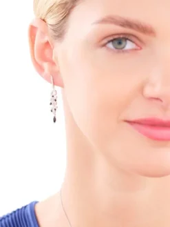 Kolczyki srebrne z cyrkoniami