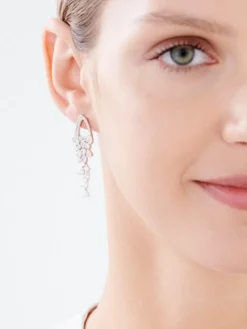 Kolczyki srebrne z cyrkoniami