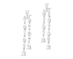 Kolczyki srebrne z cyrkoniami