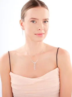 Kolczyki srebrne z cyrkoniami