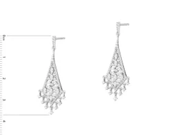 Kolczyki srebrne z cyrkoniami