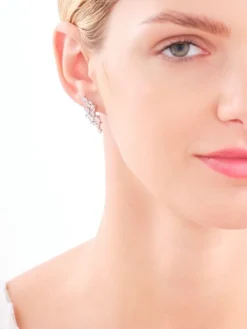 Kolczyki srebrne z cyrkoniami