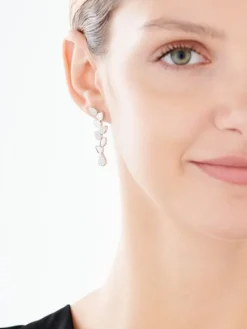 Kolczyki srebrne z cyrkoniami