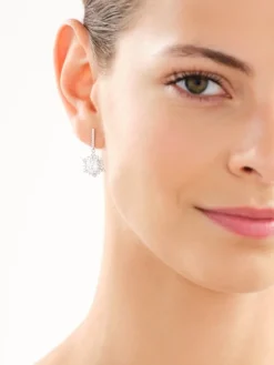 Kolczyki srebrne z cyrkoniami