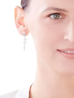 Kolczyki srebrne z cyrkoniami