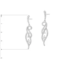 Kolczyki srebrne z cyrkoniami