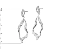 Kolczyki srebrne z cyrkoniami