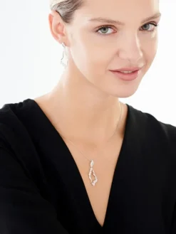 Kolczyki srebrne z cyrkoniami