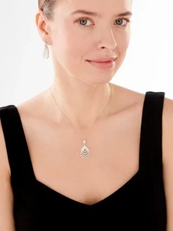 Kolczyki srebrne z cyrkoniami