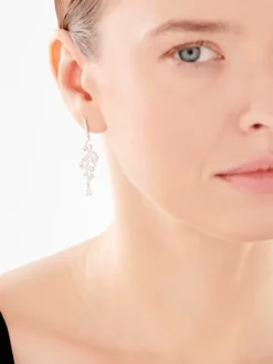 Kolczyki srebrne z cyrkoniami