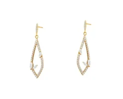 Kolczyki srebrne z cyrkoniami