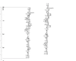 Kolczyki srebrne z cyrkoniami