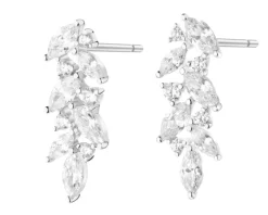 Kolczyki srebrne z cyrkoniami