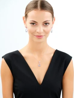 Kolczyki srebrne z cyrkoniami